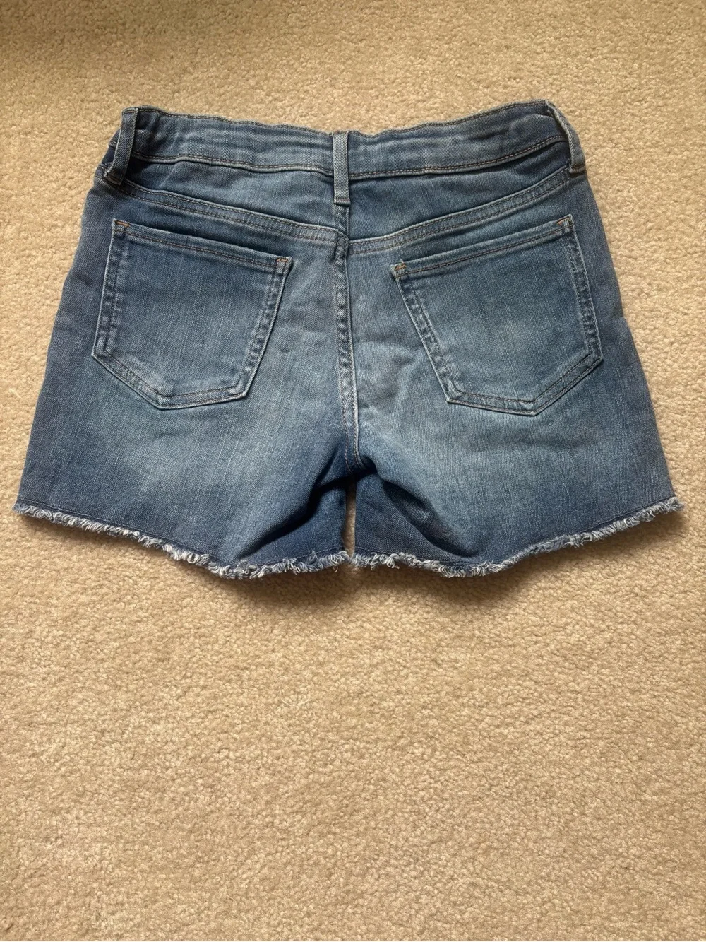 GAP Girl’s Light Blue Frayed Hem Denim Shorts
